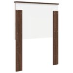vidaXL Zadné čelo s čelnou doskou Hnedý dub 75 cm Kompozitné drevo – Obrázok 6