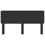 vidaXL Zadné čelo s čelnou doskou Čierny dub 200 cm Kompozitné drevo – Obrázok 4