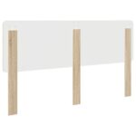 vidaXL Zadné čelo s čelnou doskou Sonoma dub 200 cm Kompozitné drevo – Obrázok 6