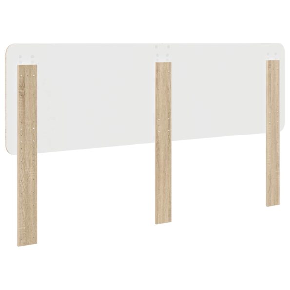vidaXL Zadné čelo s čelnou doskou Sonoma dub 200 cm Kompozitné drevo – Obrázok 6