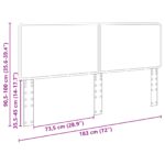 vidaXL Zadné čelo Remeselný dub 180 cm Kompozitné drevo – Obrázok 10