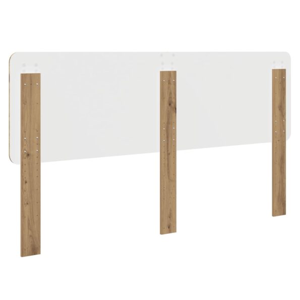 vidaXL Zadné čelo Remeselný dub 180 cm Kompozitné drevo – Obrázok 6