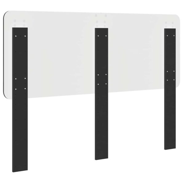 vidaXL Zadné čelo s čelnou doskou Čierny dub 160 cm Kompozitné drevo – Obrázok 6
