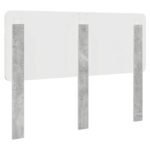 vidaXL Zadné čelo Betónová šedá 150 cm Kompozitné drevo – Obrázok 6