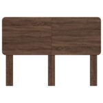 vidaXL Zadné čelo s čelnou doskou Hnedý dub 150 cm Kompozitné drevo – Obrázok 4