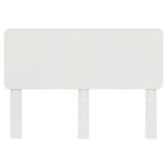 vidaXL Zadné čelo s čelnou doskou Lesklá biela 140 cm Kompozitné drevo – Obrázok 4