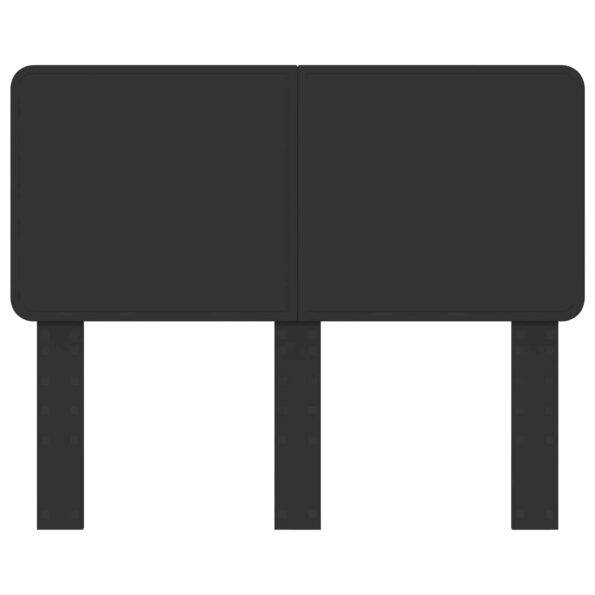 vidaXL Zadné čelo s čelnou doskou Čierny dub 135 cm Kompozitné drevo – Obrázok 4