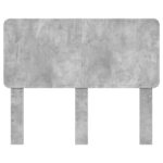 vidaXL Zadné čelo Betónová šedá 135 cm Kompozitné drevo – Obrázok 4