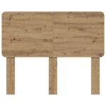 vidaXL Zadné čelo Remeselný dub 135 cm Kompozitné drevo – Obrázok 4