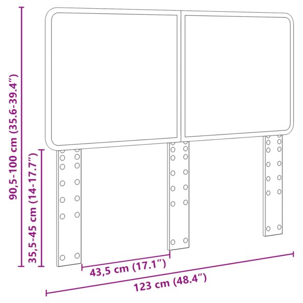 vidaXL Zadné čelo Remeselný dub 120 cm Kompozitné drevo – Obrázok 10