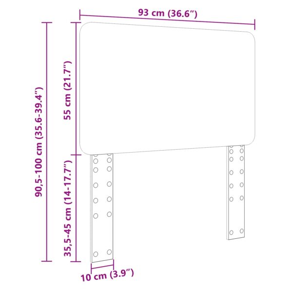 vidaXL Zadné čelo s čelnou doskou Hnedý dub 90 cm Kompozitné drevo – Obrázok 10