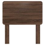 vidaXL Zadné čelo s čelnou doskou Hnedý dub 90 cm Kompozitné drevo – Obrázok 4