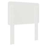 vidaXL Zadné čelo s čelnou doskou Lesklá biela 80 cm Kompozitné drevo – Obrázok 6
