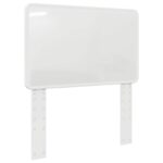 vidaXL Zadné čelo s čelnou doskou Lesklá biela 75 cm Kompozitné drevo – Obrázok 2