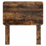 vidaXL Zadné čelo s čelnou doskou Dymová dub 75 cm Kompozitné drevo – Obrázok 4