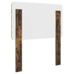 vidaXL Zadné čelo s čelnou doskou Dymová dub 75 cm Kompozitné drevo – Obrázok 6