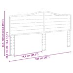 vidaXL Zadné čelo Betónová šedá 180 cm Kompozitné drevo – Obrázok 10