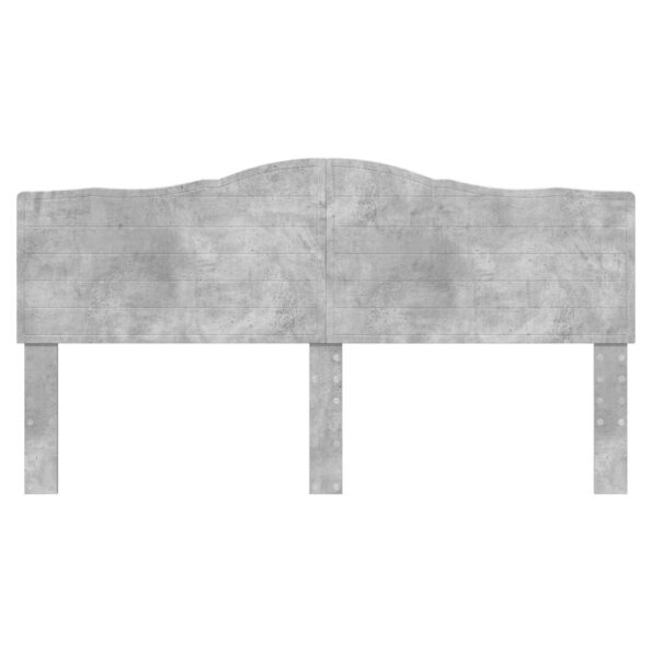 vidaXL Zadné čelo Betónová šedá 180 cm Kompozitné drevo – Obrázok 4