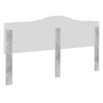 vidaXL Zadné čelo Betónová šedá 180 cm Kompozitné drevo – Obrázok 6