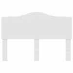 vidaXL Zadné čelo s čelnou doskou Biela 160 cm Kompozitné drevo – Obrázok 4