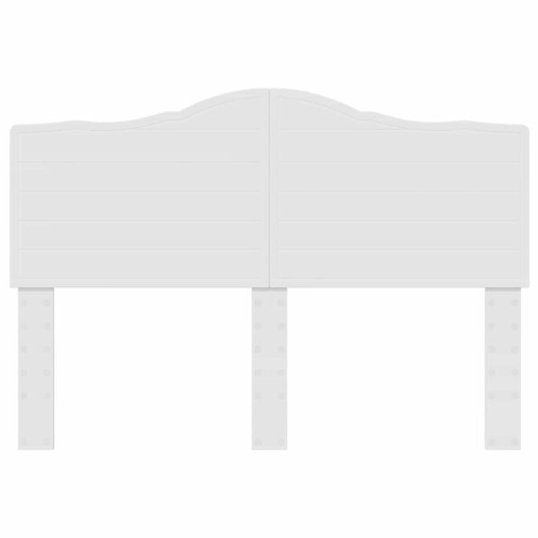 vidaXL Zadné čelo s čelnou doskou Biela 160 cm Kompozitné drevo – Obrázok 4