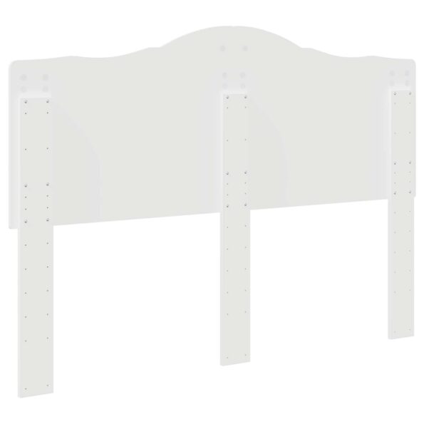 vidaXL Zadné čelo s čelnou doskou Biela 160 cm Kompozitné drevo – Obrázok 6