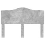 vidaXL Zadné čelo Betónová šedá 150 cm Kompozitné drevo – Obrázok 4