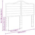 vidaXL Zadné čelo Betónová šedá 135 cm Kompozitné drevo – Obrázok 10