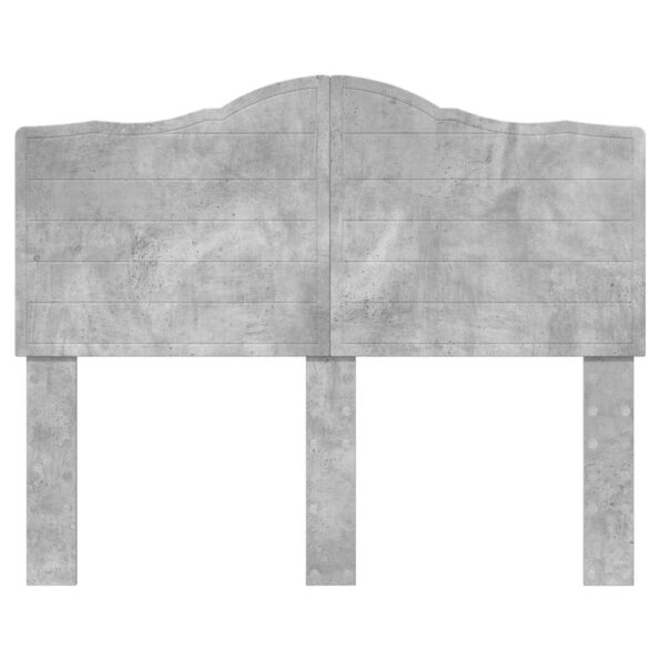 vidaXL Zadné čelo Betónová šedá 135 cm Kompozitné drevo – Obrázok 4