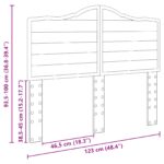vidaXL Zadné čelo Betónová šedá 120 cm Kompozitné drevo – Obrázok 10
