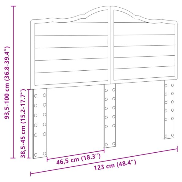 vidaXL Zadné čelo Betónová šedá 120 cm Kompozitné drevo – Obrázok 10