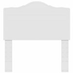 vidaXL Zadné čelo s čelnou doskou Biela 90 cm Kompozitné drevo – Obrázok 4