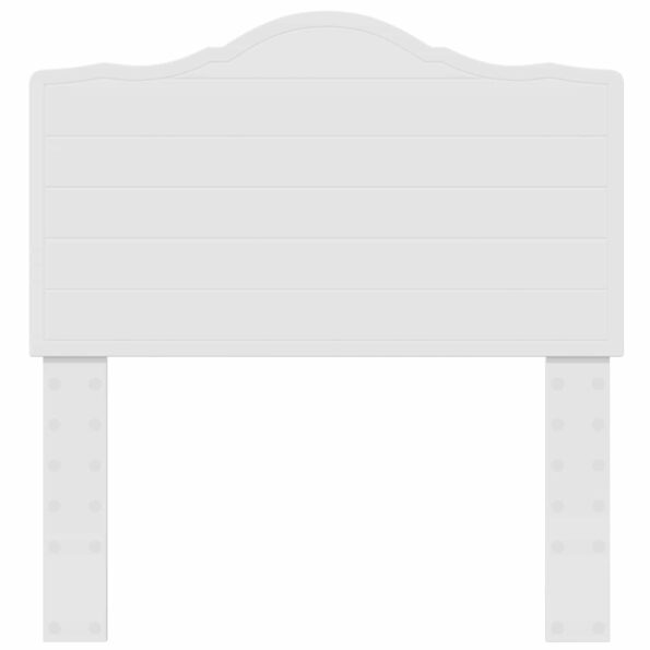 vidaXL Zadné čelo s čelnou doskou Biela 90 cm Kompozitné drevo – Obrázok 4