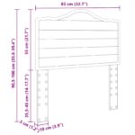 vidaXL Zadné čelo s čelnou doskou Sonoma dub 80 cm Kompozitné drevo – Obrázok 9