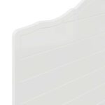 vidaXL Zadné čelo Lesklá biela Kompozitné drevo – Obrázok 7