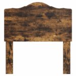 vidaXL Zadné čelo s čelnou doskou Dymová dub 80 cm Kompozitné drevo – Obrázok 4