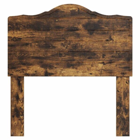 vidaXL Zadné čelo s čelnou doskou Dymová dub 80 cm Kompozitné drevo – Obrázok 4