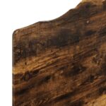 vidaXL Zadné čelo s čelnou doskou Dymová dub 80 cm Kompozitné drevo – Obrázok 7