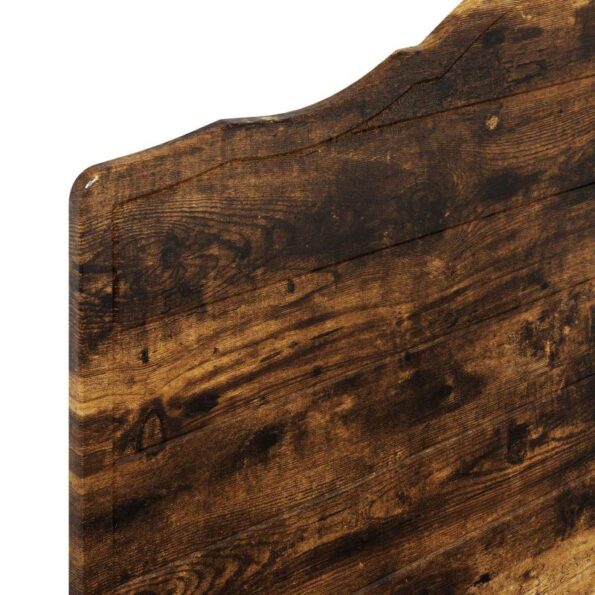 vidaXL Zadné čelo s čelnou doskou Dymová dub 80 cm Kompozitné drevo – Obrázok 7