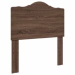 vidaXL Zadné čelo s čelnou doskou Hnedý dub 80 cm Kompozitné drevo – Obrázok 2