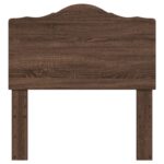 vidaXL Zadné čelo s čelnou doskou Hnedý dub 80 cm Kompozitné drevo – Obrázok 4