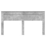 vidaXL Zadné čelo Betónová šedá 200 cm Kompozitné drevo – Obrázok 4