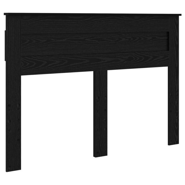 vidaXL Zadné čelo s čelnou doskou Čierny dub 160 cm Kompozitné drevo – Obrázok 2
