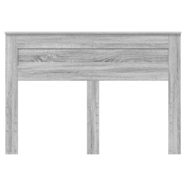 vidaXL Zadné čelo s čelnou doskou Sivý Sonoma 150 cm Kompozitné drevo – Obrázok 4