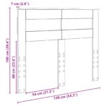 vidaXL Zadné čelo Remeselný dub 135 cm Kompozitné drevo – Obrázok 10