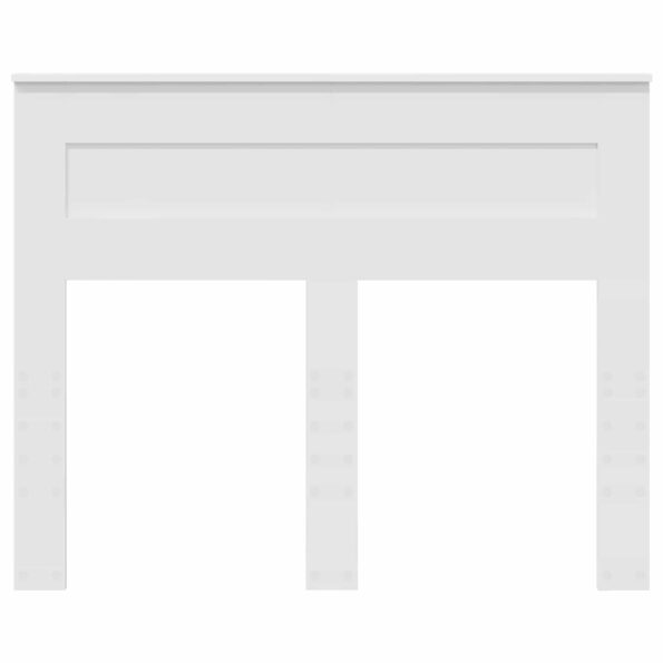 vidaXL Zadné čelo s čelnou doskou Biela 120 cm Kompozitné drevo – Obrázok 4