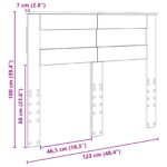vidaXL Zadné čelo Remeselný dub 120 cm Kompozitné drevo – Obrázok 10