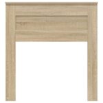 vidaXL Zadné čelo s čelnou doskou Sonoma dub 75 cm Kompozitné drevo – Obrázok 4