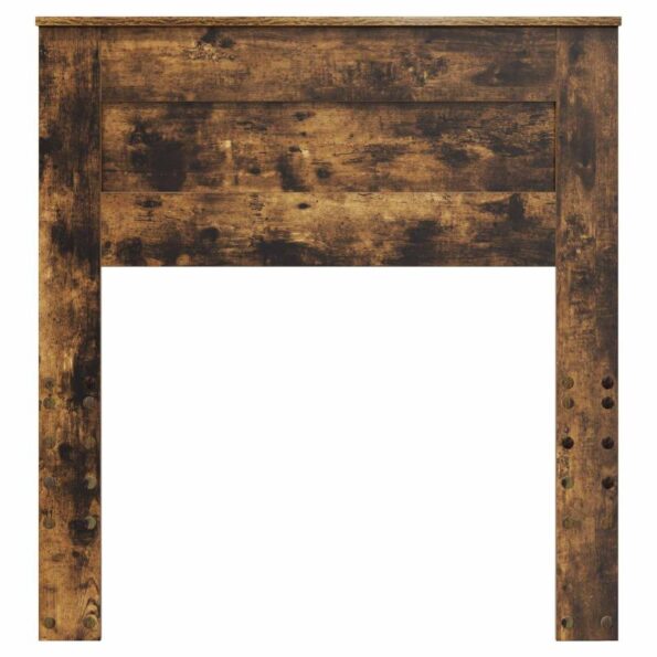 vidaXL Zadné čelo s čelnou doskou Dymová dub 75 cm Kompozitné drevo – Obrázok 4