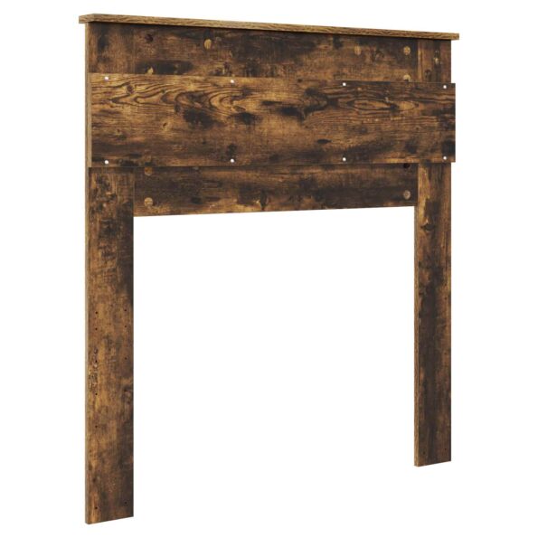 vidaXL Zadné čelo s čelnou doskou Dymová dub 75 cm Kompozitné drevo – Obrázok 6